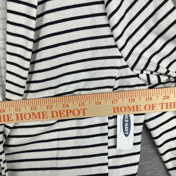 Old Navy Double Knit Blazer Black Stripe Size Large NWT Small Defects - Picture 12 of 13